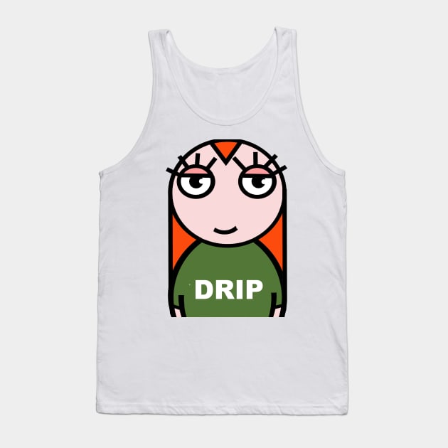 Drip Tank Top by Cheeky Greetings